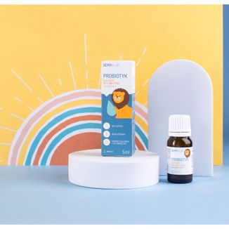 Zestaw SEMA Lab Probiotyk dla dzieci od 1 dnia życia, krople, 2 x 5 ml - 5 - zdjęcie produktu