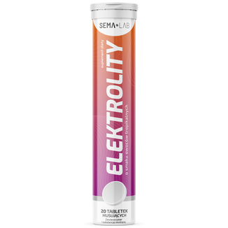 Zestaw SEMA Lab Elektrolity, smak owoców tropikalnych, 3 x 20 tabletek musujących - 2 - zdjęcie produktu