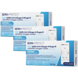 Zestaw SEMA Protect Test combo 5w1 Sars-CoV-2/Grypa A/Grypa B +ADV/RSV Antygen, 3 sztuki - miniaturka zdjęcia produktu