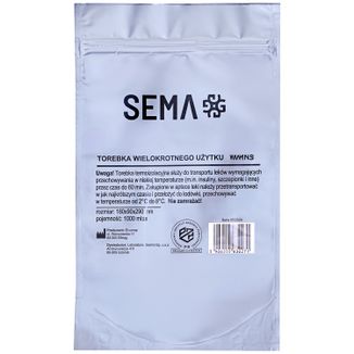 Zestaw SEMA Protect, torba termoizolacyjna do przechowywania leków, 180 mm x 90 mm x 290 mm, 3 sztuki - 2 - zdjęcie produktu