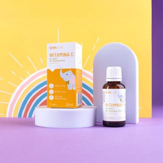 Zestaw SEMA Lab Witamina C dla dzieci od 1 miesiąca, krople, 3 x 25 ml - 3 - zdjęcie produktu