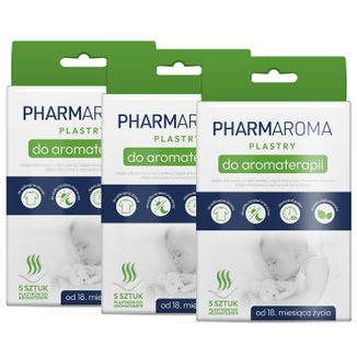 Zestaw Pharmaroma, plastry do aromaterapii, od 18 miesiąca, 3 x 5 sztuk - zdjęcie produktu