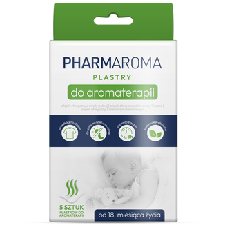 Zestaw Pharmaroma, plastry do aromaterapii, od 18 miesiąca, 3 x 5 sztuk - 2 - zdjęcie produktu