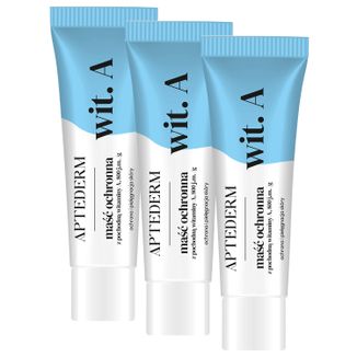 Zestaw Aptederm, maść ochronna z witaminą A, 3 x 30 g - zdjęcie produktu