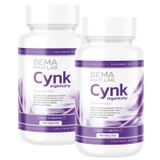 Zestaw SEMA Maxi Lab Cynk organiczny, 2 x 100 tabletek - miniaturka zdjęcia produktu