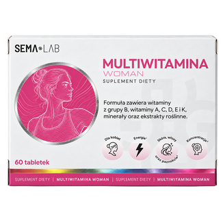 SEMA Lab Multiwitamina Woman, 60 tabletek - zdjęcie produktu