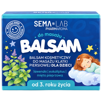 SEMA Lab Pharmaroma, balsam do masażu klatki piersiowej, od 3 roku życia, 50 ml - 2 - zdjęcie produktu