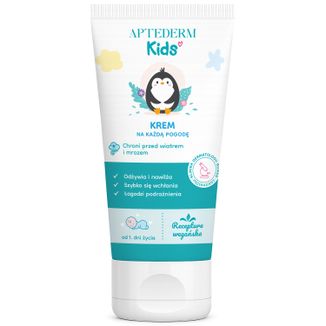Zestaw Aptederm Kids, krem zimowy dla dzieci, od 1. dnia życia, 2 x 50 ml - 2 - zdjęcie produktu