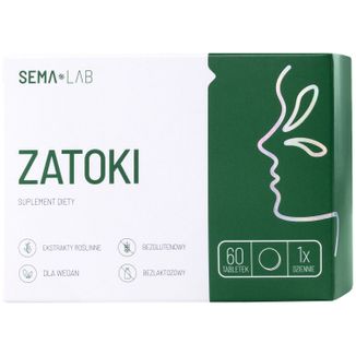 Zestaw SEMA Lab Zatoki, 2 x 60 tabletek - 2 - zdjęcie produktu