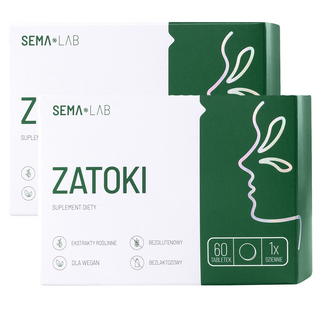 Zestaw SEMA Lab Zatoki, 2 x 60 tabletek - zdjęcie produktu
