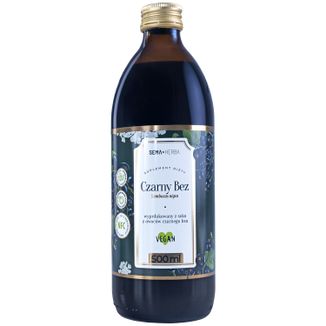 Zestaw SEMA Herba Czarny Bez, sok z owoców, 2 x 500 ml - 2 - zdjęcie produktu