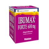 Ibumax Forte 600 mg, 10 tabletek powlekanych - miniaturka zdjęcia produktu