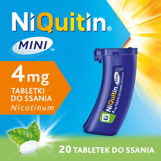 NiQuitin Mini 4 mg, 60 tabletek do ssania - 3 - zdjęcie produktu
