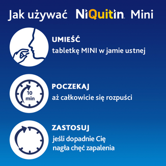 NiQuitin Mini 4 mg, 60 tabletek do ssania - 8 - zdjęcie produktu