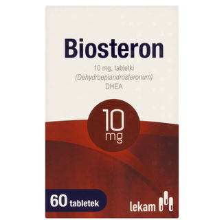 Biosteron 10 mg, 60 tabletek USZKODZONE OPAKOWANIE - 2 Biosteron 10 mg, 60 tabletek USZKODZONE OPAKOWANIE - 2 - zdjęcie produktu