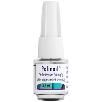 Polinail 80 mg/g, lakier do paznokci, leczniczy, 3,3 ml - 2 - zdjęcie produktu