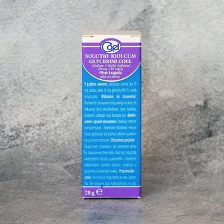 Solutio Iodi Cum Glycerini Coel, płyn Lugola (10 mg + 20 mg)/g, 20 g - 2 - zdjęcie produktu