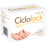 Ciclolack 80 mg/g, lakier do paznokci leczniczy, 2 x 3 g - miniaturka zdjęcia produktu