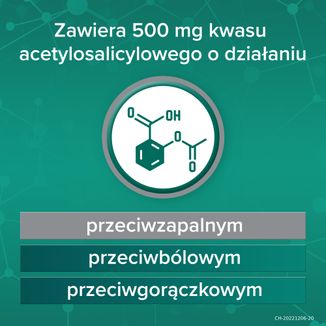 Aspirin Pro 500 mg, 20 tabletek powlekanych - 5 - zdjęcie produktu