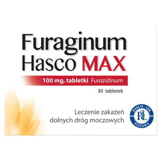 Furaginum Hasco Max 100 mg, 30 tabletek - 2 - zdjęcie produktu