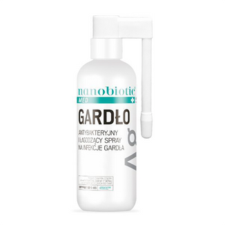 Nanobiotic Med Silver Gardło, antybakteryjny spray na infekcje gardła, 30 ml - 3 - zdjęcie produktu