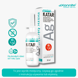 Nanobiotic Med Silver Katar, spray do nosa, 30 ml - 4 - zdjęcie produktu