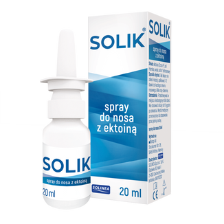 Solik, spray do nosa z ektoiną, 20 ml - 2 - zdjęcie produktu