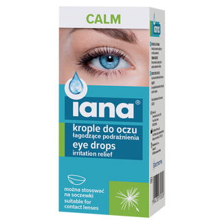 Iana Calm, krople do oczu łagodzące podrażnienia, 10 ml - 2 - zdjęcie produktu
