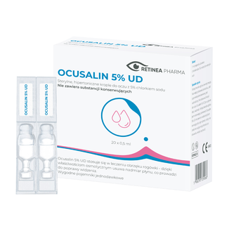 Ocusalin 5% UD, krople do oczu, 0,5 ml x 20 minimsów - zdjęcie produktu