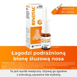 Rinotac, spray do nosa, 10 ml - 2 Rinotac, spray do nosa, 10 ml - 2 - zdjęcie produktu