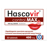Hascovir control MAX 400 mg, 30 tabletek - miniaturka zdjęcia produktu