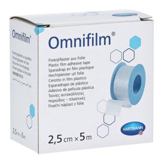 Omnifilm, przylepiec na folii, 2,5 cm x 5 m, 1 sztuka - zdjęcie produktu