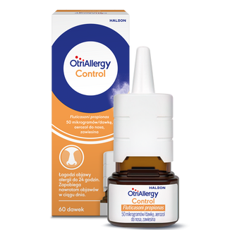 OtriAllergy Control 50 µg/dawkę, aerozol do nosa, zawiesina, 60 dawek KRÓTKA DATA - zdjęcie produktu