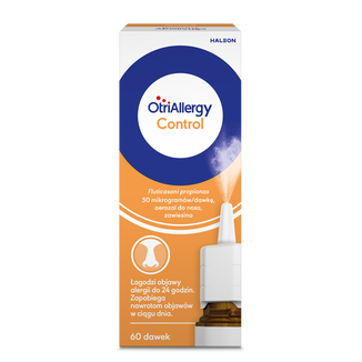 OtriAllergy Control 50 µg/dawkę, aerozol do nosa, zawiesina, 60 dawek KRÓTKA DATA - 2 - zdjęcie produktu