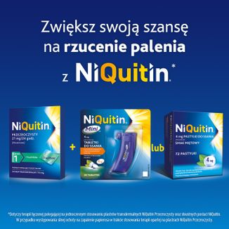 NiQuitin 4 mg, smak miętowy, 72 pastylki do ssania - 11 - zdjęcie produktu