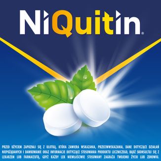 NiQuitin 2 mg, smak miętowy, 72 pastylki do ssania - 2 - zdjęcie produktu