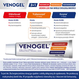 Venogel (12 mg + 10 mg + 5 mg)/ g, żel, 100 g - 7 - zdjęcie produktu