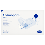 Cosmopor E, opatrunek na rany pooperacyjne, jałowy, 15 cm x 8 cm, 25 sztuk - miniaturka zdjęcia produktu
