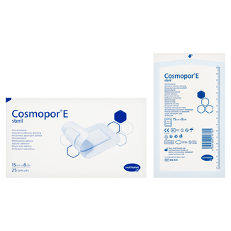 Cosmopor E, opatrunek na rany pooperacyjne, jałowy, 15 cm x 8 cm, 25 sztuk - 2 - zdjęcie produktu