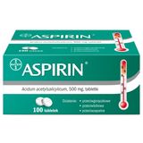 Aspirin 500 mg, 100 tabletek - miniaturka zdjęcia produktu