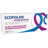 Scopolan Compositum 10 mg + 250 mg, 10 tabletek drażowanych - miniaturka zdjęcia produktu