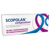 Scopolan Compositum 10 mg + 250 mg, 10 tabletek drażowanych - miniaturka zdjęcia produktu