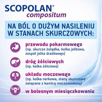 Scopolan Compositum 10 mg + 250 mg, 10 tabletek drażowanych - 5 - zdjęcie produktu
