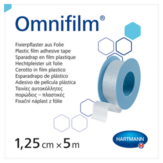 Omnifilm, przylepiec na folii, 1,25 cm x 5 m, 1 sztuka - zdjęcie produktu