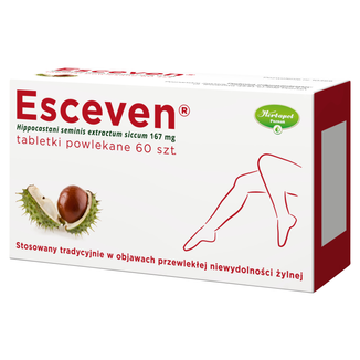 Esceven 167 mg, 60 tabletek powlekanych - zdjęcie produktu