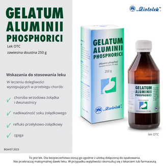 Gelatum Aluminii Phosphorici 45 mg/ g, zawiesina doustna, 250 g - 3 - zdjęcie produktu