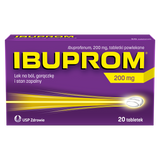 Ibuprom 200 mg, 20 tabletek - miniaturka zdjęcia produktu