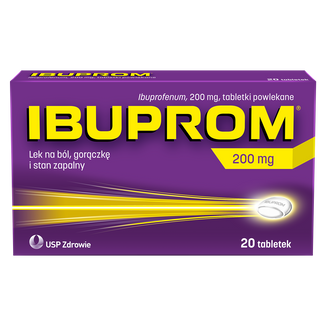 Ibuprom 200 mg, 20 tabletek - 2 - zdjęcie produktu