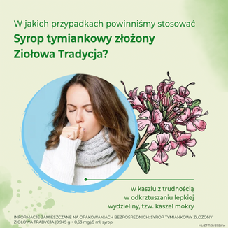 Ziołowa Tradycja Syrop tymiankowy złożony (0,945 g + 0,63 mg)/5 ml, 125 g - 4 - zdjęcie produktu