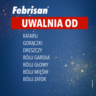 Febrisan (750 mg + 60 mg + 10 mg)/ 5 g, proszek musujący, 16 saszetek - 4 - zdjęcie produktu